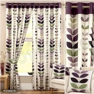 LONG CRUSH BEST LIVING ROOM DOOR CURTAINS 7FEET-thumb0