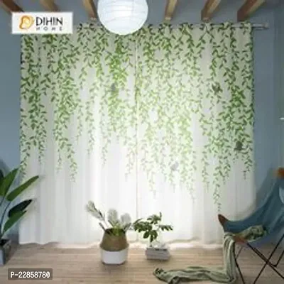 BEST QUALITY LONG CRUSH POLYCOTTON LIVING ROOM LONG DOOR CURTAIN 7FT