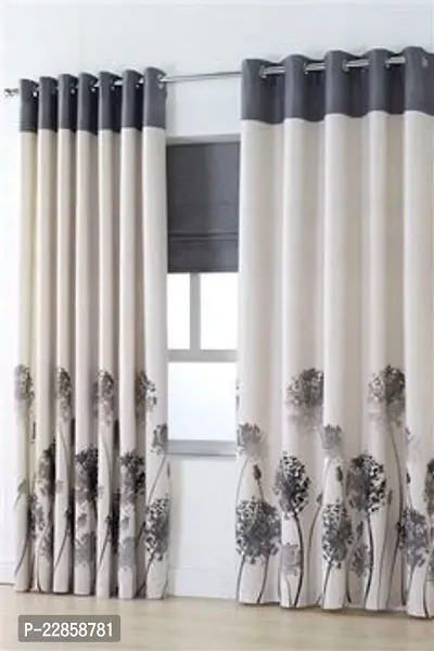 BEST QUALITY LONG CRUSH POLYCOTTON LIVING ROOM LONG DOOR CURTAIN 7FT