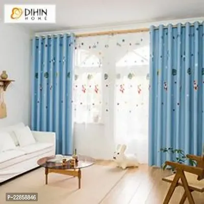 BAHURJA PLOYCOTTON LIVING ROOM FOR CURTAINS PACK OF 1-thumb0