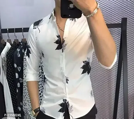 Stylish Regular Fit  Polycotton Long Sleeves Casual Shirt for Men