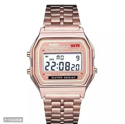 Womenrsquo;s Silver Stainless Steel Vintage Retro Sports Wrist Digital Led Display Watch - A Classic Design-thumb0