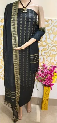 Latest Attractive Soft Silk Dress Material with Dupatta