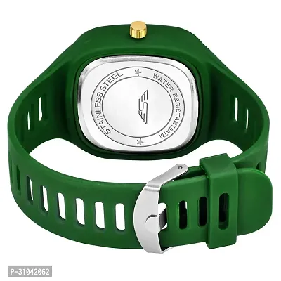 Stylish Green Rubber Analog Watches For Men-thumb4