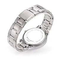 Stylish Silver Metal Analog Watches For Men-thumb4