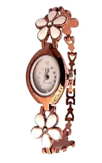 Stylish Golden Brass Analog Watches For Women-thumb4