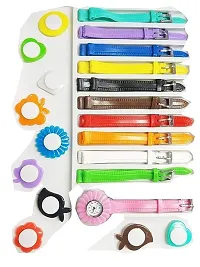 Stylish Multicoloured Plastic Analog Watches For Women-thumb1