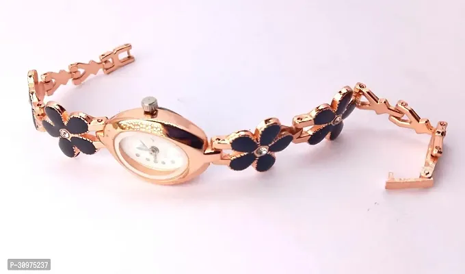 Stylish Golden Brass Analog Watches For Women-thumb4