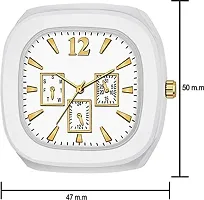 Stylish White Rubber Analog Watches For Men-thumb2