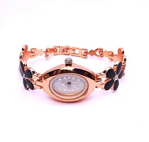 Stylish Golden Brass Analog Watches For Women-thumb1