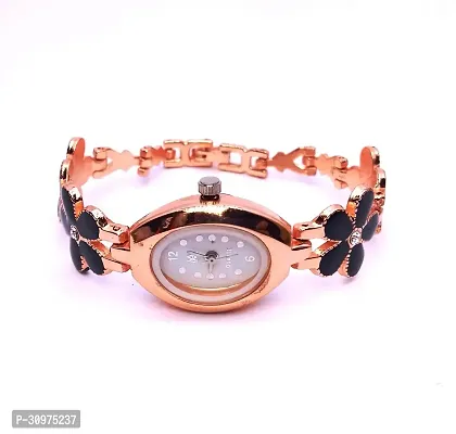 Stylish Golden Brass Analog Watches For Women-thumb2