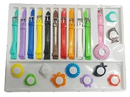 Stylish Multicoloured Plastic Analog Watches For Women-thumb4