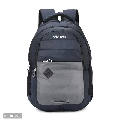 Medium 26 L Laptop Backpack Bag with Rain Cover  (Blue, Grey)