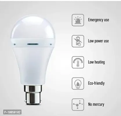 12 watt rechargeable emergency inverter led bulb pack of 1-thumb3