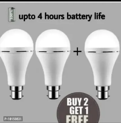 12 watt rechargeable emergency inverter led bulb pack of 3-thumb0
