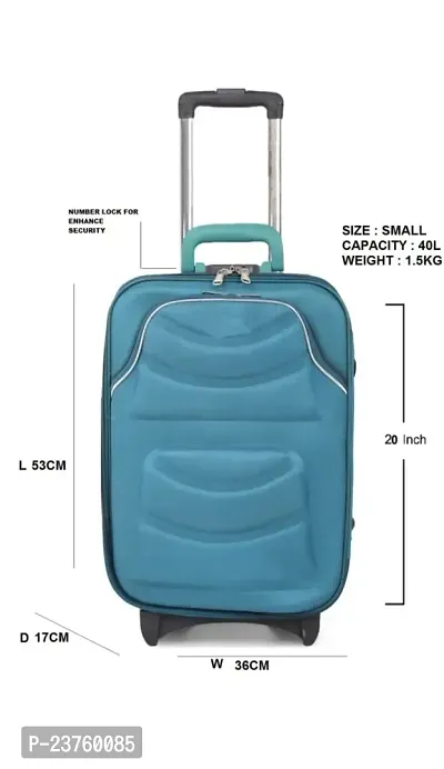 20 kg best sale trolley bag size