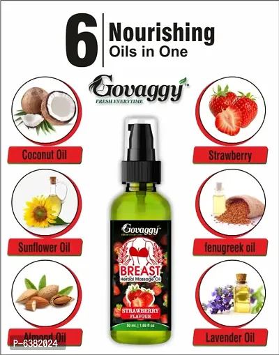 GOVAGGY STRAWBERRY FLAVOUR BREAST GROWTH OIL-thumb5