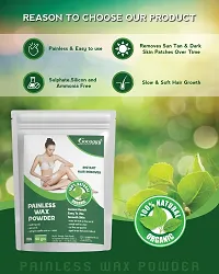 govaggy Pure Hair Removal Powder Three in one Use For Powder D-Tan Skin, Removing Hair Powder  (50 g)-thumb1