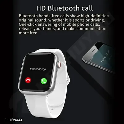 I8 Pro Max Touch Screen Bluetooth Calling Smartwatch With Activity Tracker Compatible With All 3G 4G 5G Android Ios Smartphones White-thumb4