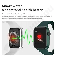I8 Pro Max Touch Screen Bluetooth Calling Smartwatch With Activity Tracker Compatible With All 3G 4G 5G Android Ios Smartphones White-thumb3