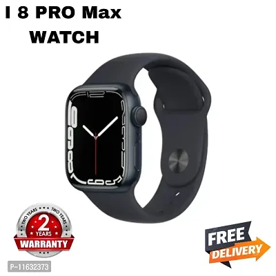 i8 Pro Max Touch Screen Bluetooth Calling Smartwatch with Activity Tracker Compatible with All 3G/4G/5G Android  iOS Smartphones - Black