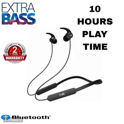 Rockerz 255 Pro Bluetooth Headset  (Active Black Indi, In the Ear)