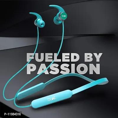 Rockerz 255 Pro with Fast Charging Bluetooth Headset  (Teal Green, In the Ear)