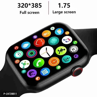 T-500 44MM Infinity Screen for Touchscreen Receive or Cancel Calling Smart Watch LED with Daily Activity Tracker Heart Rate Sensor Sleep Monitor (Black)-thumb2