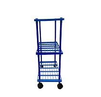 3L Blue Kitchen Stand Rack with Wheel-thumb3