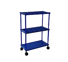3L Blue Kitchen Stand Rack with Wheel-thumb2