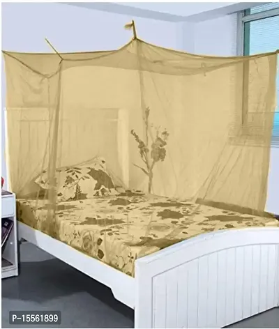 Puja Industry Mosquito net for Single Bed | Double Bed | Foldable Machardani | Strong Net for Bedroom.-thumb3