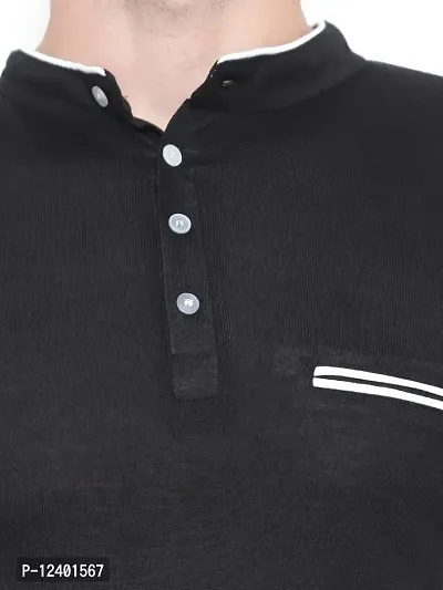 RB Men's Regular Fit Black T-Shirt_Bone Designed_Full Sleev XL-thumb2