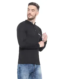 RB Men's Regular Fit Black T-Shirt_Bone Designed_Full Sleev XL-thumb4