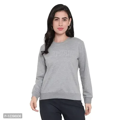 RB Women Sweatshirt/Pullover Winter wear Round Neck Embellished Desiger-thumb0