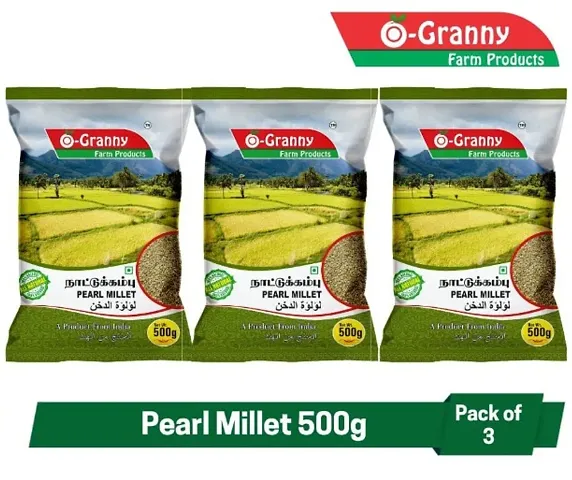 Millet, Rice & Rock Salt Pack of 3 (500g each)