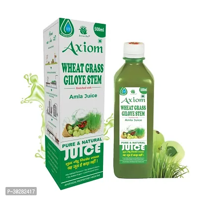 Axiom  Wheatgrass Giloye Stem Juice-500Ml  (Pack Of 2)