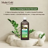 Mukti Gold Herbal Hairwash - 400mL (Pack of 2)-thumb2