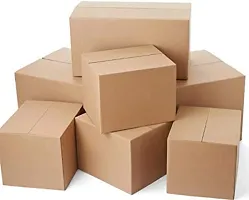 4x4x4 Pack of 10 | Shipping Box - Sturdy Corrugated Cardboard for Secure Packaging-thumb1