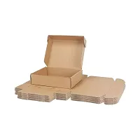 Small gift box 5x5x2 Pack of 10 | flap box Eco-friendly packaging Durable cardboard box Versatile storage box-thumb1