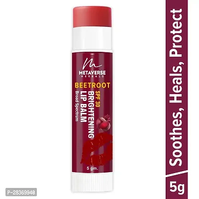 Maintain soft healthy lips with SPF 30 lip balm infused with beetroot Vitamin E