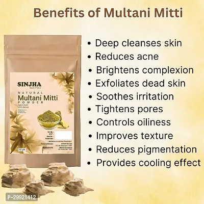 Face Pack Multani Mitti Powder 200G Pack Of 3-thumb3