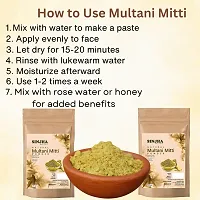 Multani Mitti Powder 200G Pack Of -1 Face And Skin Glow And Natural-thumb2