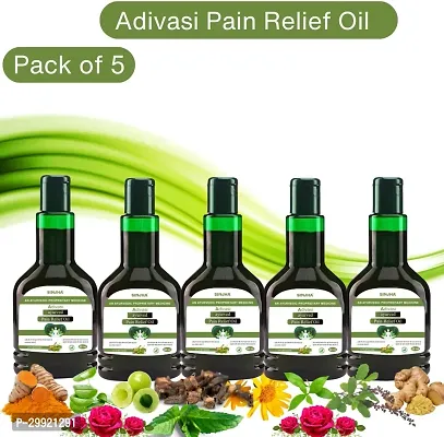 Adivasi Pain Relief Oil Ayurvedic Joint Pain Massage Oilpack Of-5