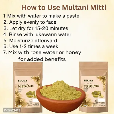 Pure Natural Multani Mitti Powder Skin Glow 200G Pack Of 2-thumb2