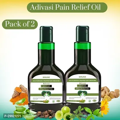 Adivasi Ayurved Pain Relief Oil Joint Pain pack Of-2-thumb0