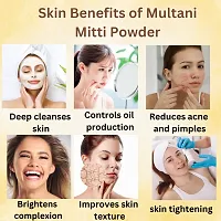 Multani Mitti Powder Glowing Skin, Face Pack 200G Pack Of 2-thumb1