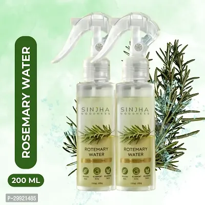 Organic Natural Rosemary Water For Hair Long And Damage Hair 100Ml Pack Of 2-thumb2