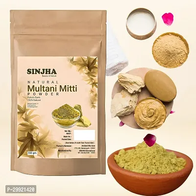 Multani Mitti Powder 200G Pack Of -1 Face And Skin Glow And Natural