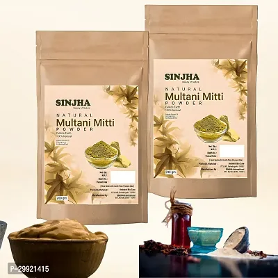 Multani Mitti Powder Glowing Skin, Face Pack 200G Pack Of 2