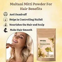 Multani Mitti Powder Glowing Skin, Face Pack 200G Pack Of 2-thumb2